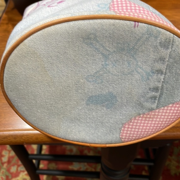 Dooney & Bourke Emma Roberts VTG Canvas Denim Bucket Bag - Picture 9 of 12